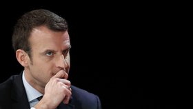 Francouzský prezidentský kandidát Emmanuel Macron