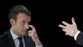 Francouzský prezidentský kandidát Emmanuel Macron