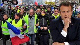 Macron i přes rozčarování Francouzů nechce měnit kurz.