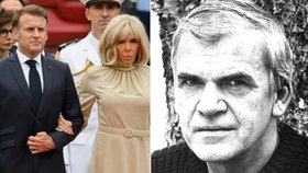 Současný první pár Francie, prezidenta Emmanuela (48) a jeho ženu Brigitte (73) Macronovy, seznámil spisovatel Milan Kundera (†94)!