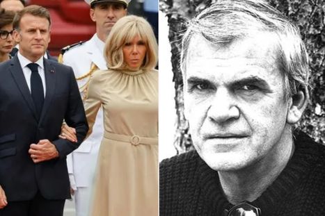 Obrázek: Bývalý velvyslanec ve Francii Fleischman odhalil: Macronovy seznámil Kundera! A pak se vzali...