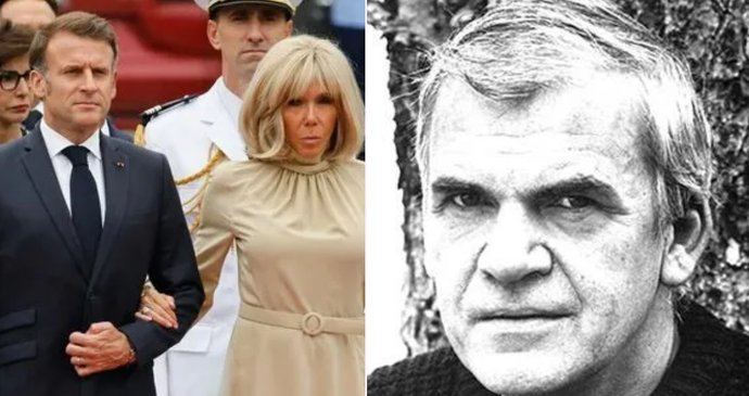 Současný první pár Francie, prezidenta Emmanuela (48) a jeho ženu Brigitte (73) Macronovy, seznámil spisovatel Milan Kundera (†94)!