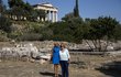 První dámy Francie a Řecka v Athénách