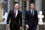 Emmanuel Macron s ruským prezidentem Vladimirem Putinem