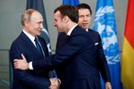 Putin a Macron jednají v Kremlu o krizi kolem Ukrajiny (7. 2. 2022).