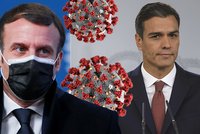 Nemocný Macron poslal do karantény první dámu a dva premiéry. Nakazil se v Bruselu?
