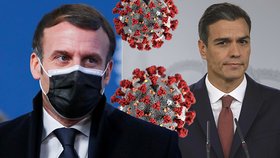 Nemocný Macron poslal do karantény první dámu a dva premiéry. Nakazil se v Bruselu?