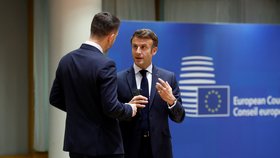Summit in Brussels: French President Emmanuel Macron