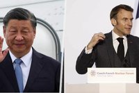 Ostře sledovaná schůzka: Čínský prezident Si přijede do Paříže jednat s Macronem