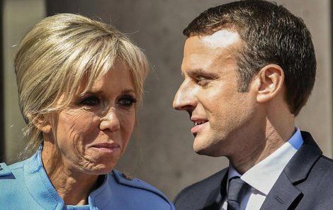 Brigitte Macron s manželem