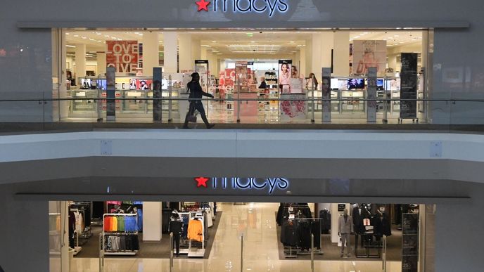 Macy&#39;s, interiér obchodního domu, ilustrační foto