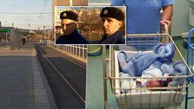 Maďarská matka přivedla dítě na svět na tramvajové zastávce.