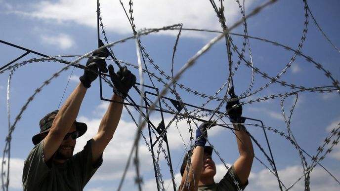 Plot na hranici Maďarska se Srbskem