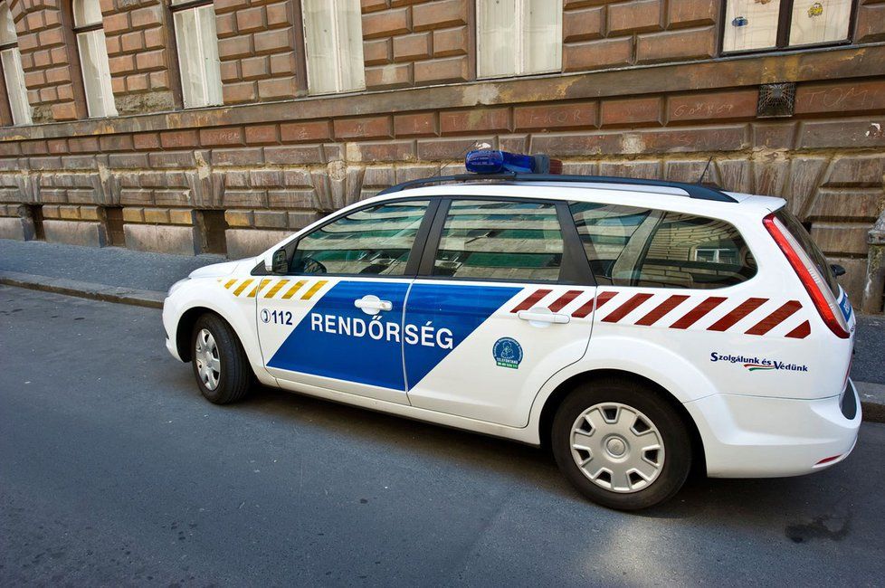 Maďarská policie (Ilustrační)