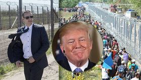Maďarský starosta doufá, že si jeho plot proti migrantům vezme za vzor Trump
