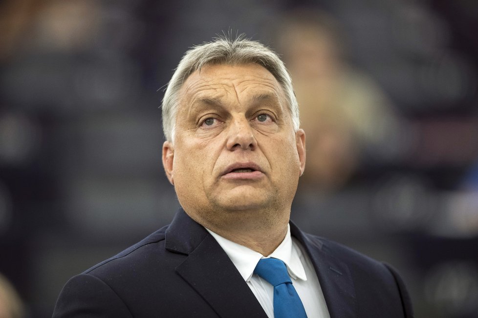 Maďarský premiér Viktor Orbán byl kvůli možnému uvalení sankcí na slyšení před Evropským parlamentem (11. 9. 2018)