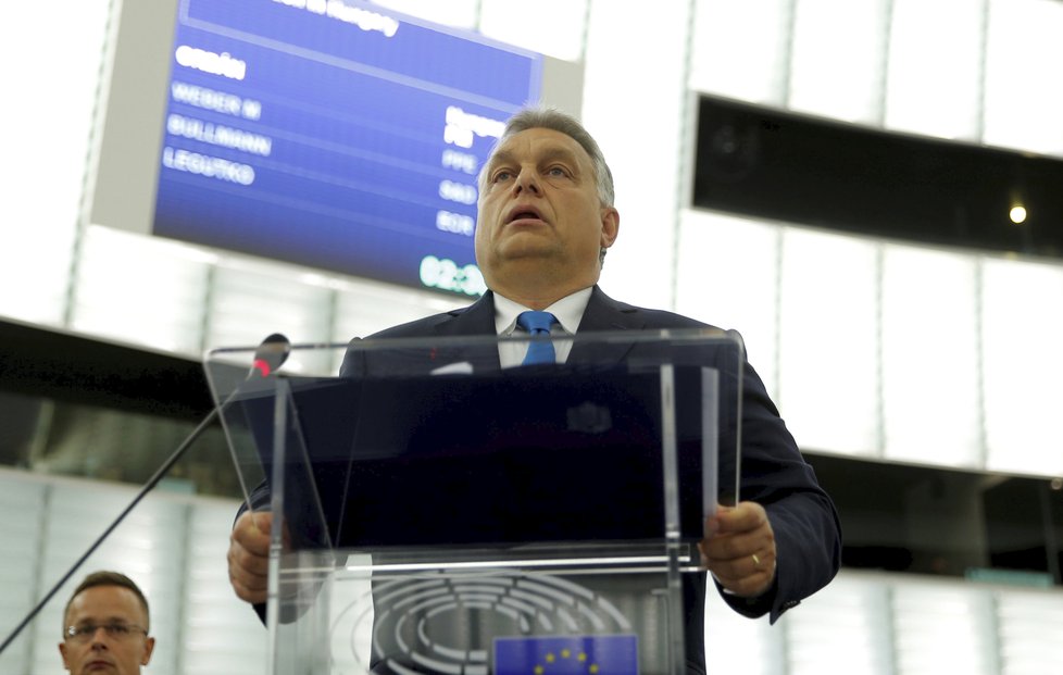 Maďarský premiér Viktor Orbán v Bruselu