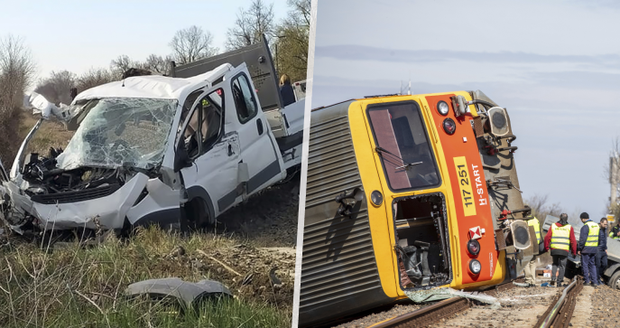 Strašlivá nehoda v Maďarsku: Srážku auta a vlaku nepřežilo pět lidí!