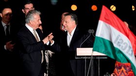 Maďarský premiér Viktor Orbán slaví další triumf.