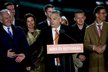 Maďarský premiér Viktor Orbán se prohlásil za vítěze voleb.