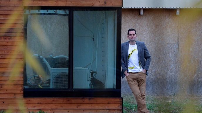 Maďarský architekt Matyas Gutai navrhl úsporný "vodní" dům