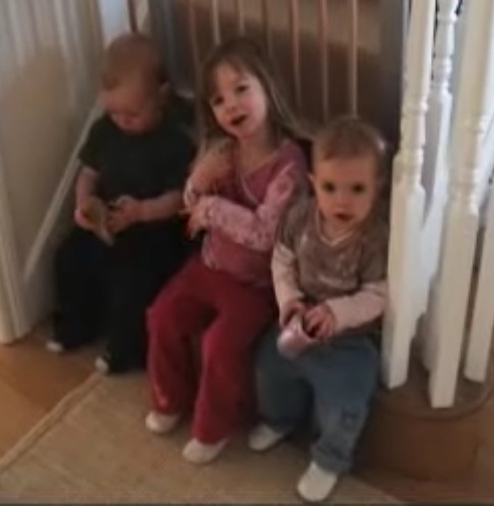 Maddie se svými sourozenci, kteří už v sedmi letech věděli, že ji také budou hledat
