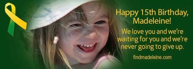 „Krásné patnácté narozeniny, Madeleine! Milujeme tě, čekáme na tebe a nikdy nezapomeneme,“ napsali rodiče na facebooku.