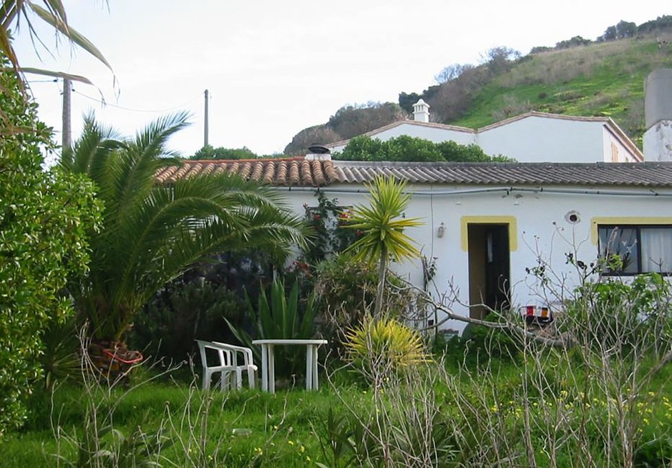 Dům, kde měl Christian B v roce 2007 v Portugalsku bydlet.