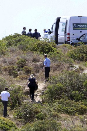 Pátrání v okolí Praia da Luz