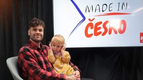 Josef Kölbl s nejmladší dcerou Agátkou