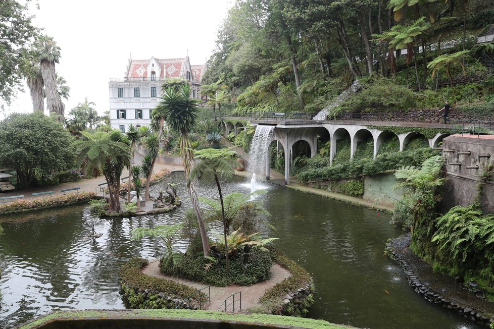 Botanická zahrada Monte palace garden ve Funchalu.