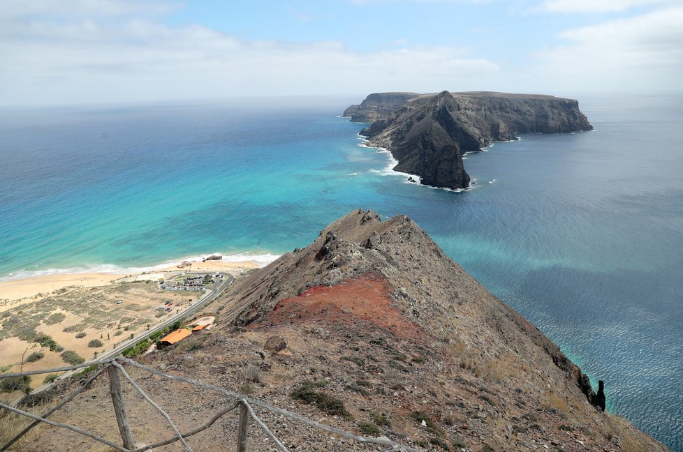 Vyhlídka Ponta de Calheta na Porto Santo