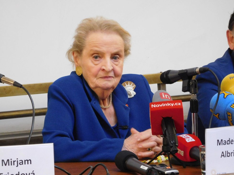 Madeleine Albrigtová v Praze