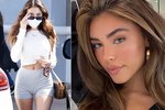 Nešťastně těsné šortky Madison Beer toho ukázaly příliš.