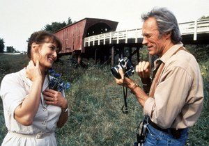 Clint Eastwood a Meryl Streep ve filmu Madisonské mosty