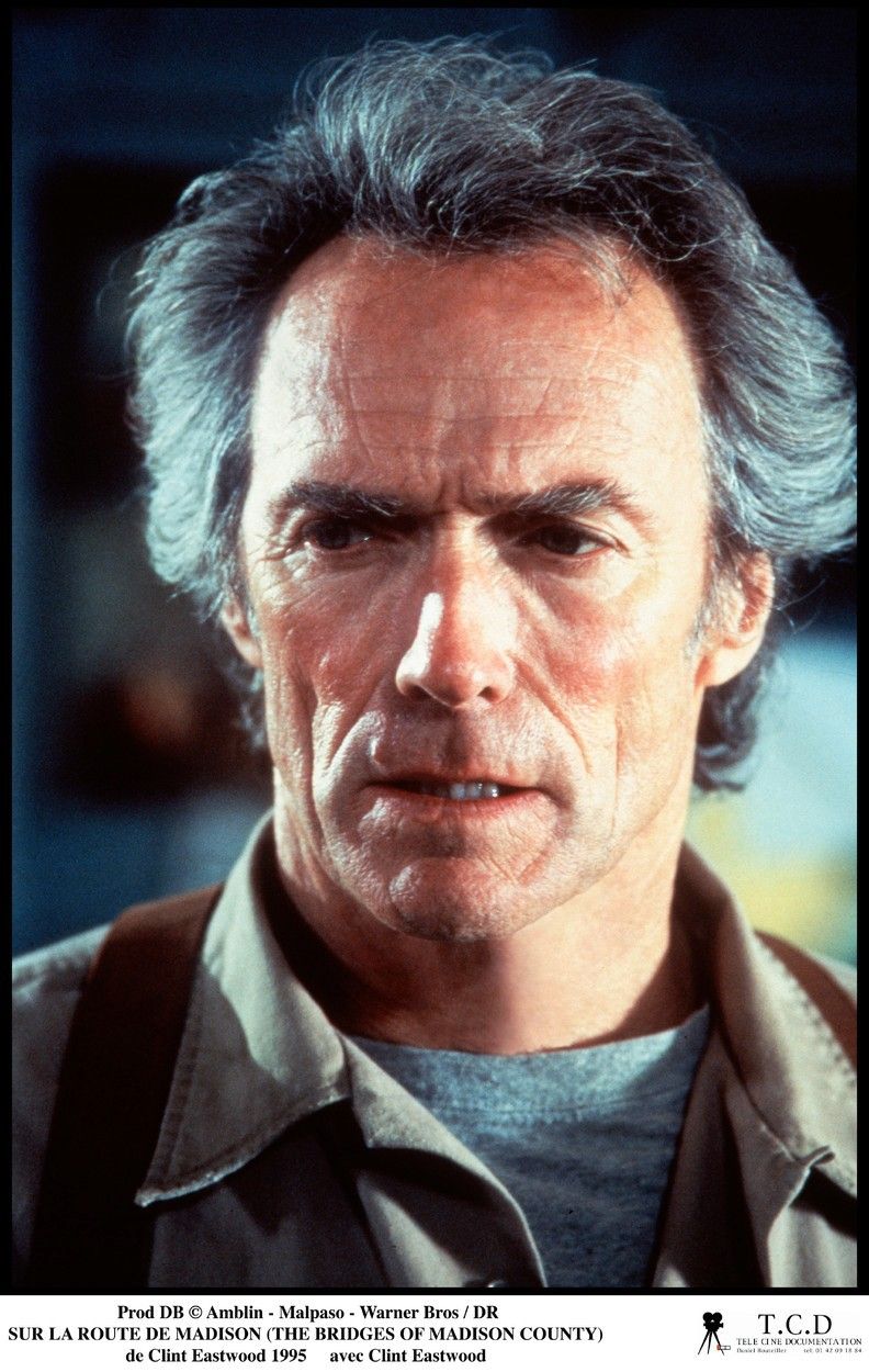 Clint Eastwood ve filmu Madisonské mosty.