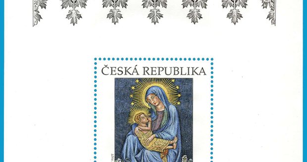 Vyšehradská madona ožívá na známce: První s trojcifernou hodnotou! Vyšehradská madona ožívá na známce: První s trojcifernou hodnotou!