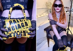 Madonna neumí nosit kabelku na správném místě