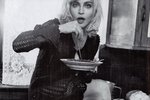 Madonna nad talířem špaget.