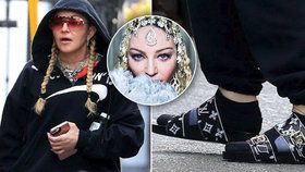 Co je to za strašidlo? Madonna vyrazila do ulic Los Angeles v šíleném outfitu!