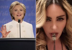 Madonna to s podporou Hillary Clintonové přehnala. Voličům nabízela orál.