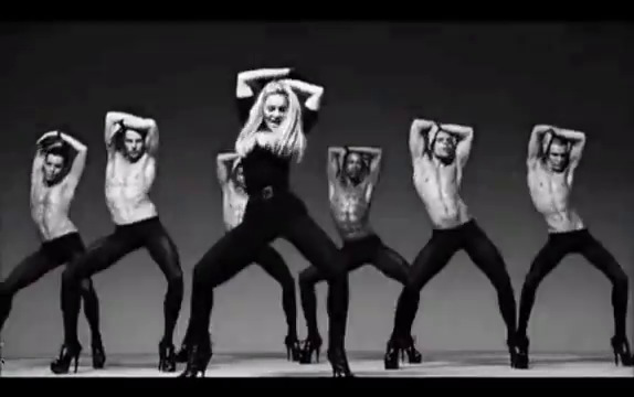 Madonna se svými tanečníky