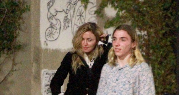 Madonna se synem Roccem