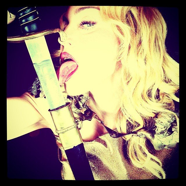 Madonna ráda působí vyzývavě.