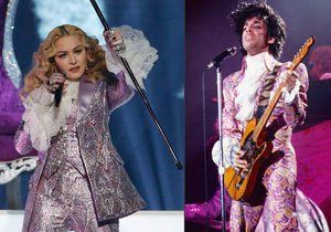 Popová královna a Prince. Tak to vypadalo v Las Vegas, kde Madonna uctila památku nedávno zesnulého zpěváka.
