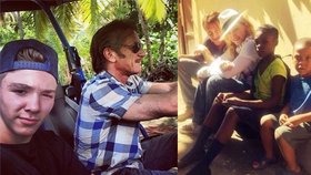 Sean Penn a Madonna společně pomáhají na Haiti