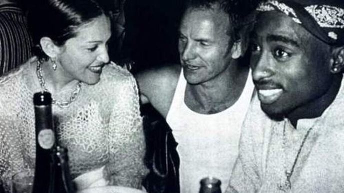 Madonna, Sting a Tupac