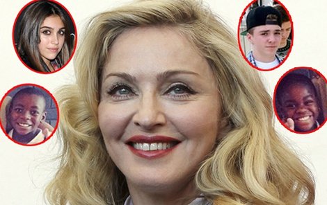Madonna má dvě vlastní děti a dvě adoptované.