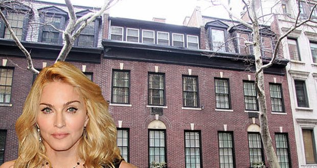 Madonna a její dům v New Yorku