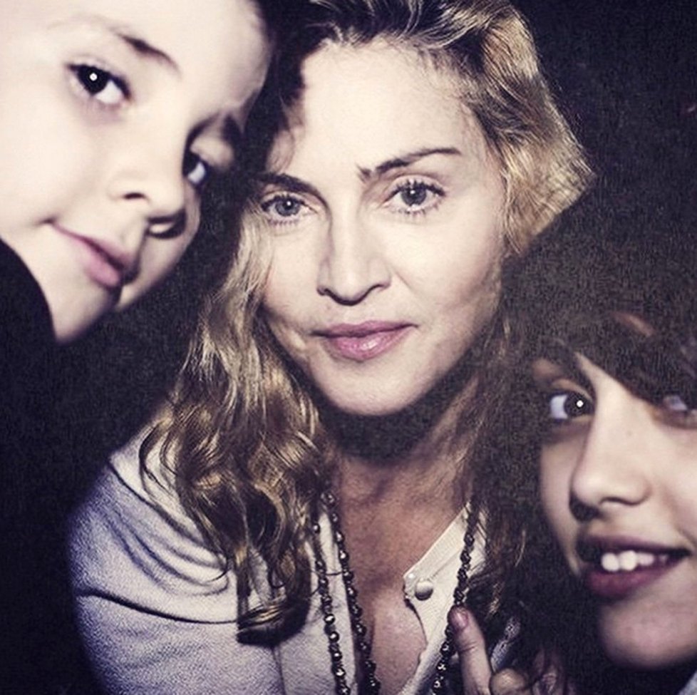 Madonna se svými dětmi